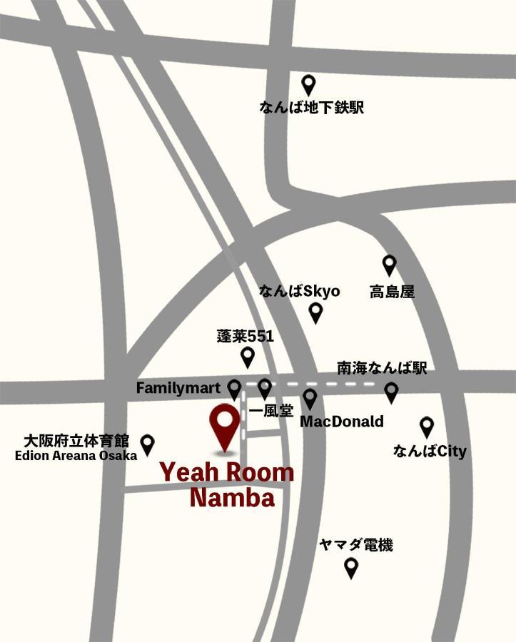 Yeah Room Namba Осака Экстерьер фото